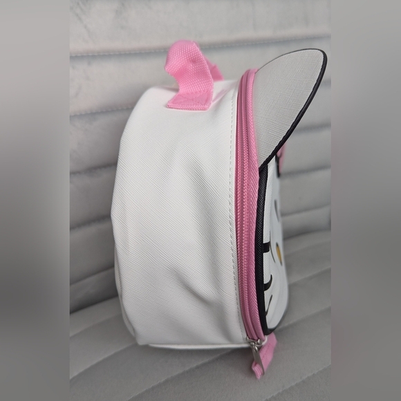 NWT Hello Kitty Face/Round Shaped Insulated Lunch/Snack Box/Bag/Pail/Tote - Picture 11 of 16